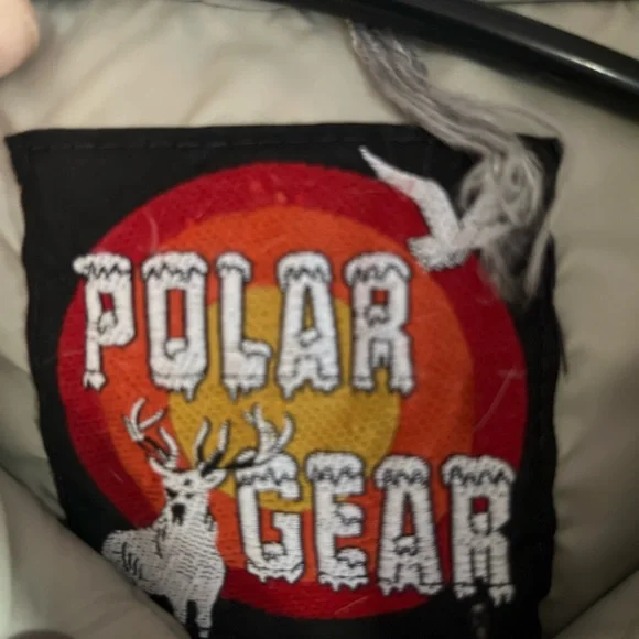 Men's Two-Tone Blue and Gray Puffer Jacket - Picture 2 of 7